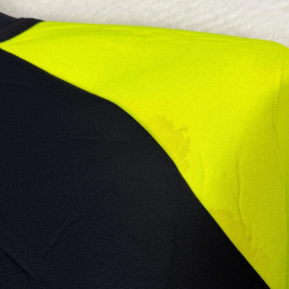 Ocean Tec Wetsuit Mens Medium (M) Neon Yellow Black 3/3 Spring Suit Vintage USA